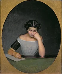 Portrait of Olga Petrovna Zhdanovich as a Child